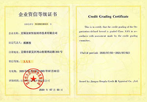 3A級企業資信等級